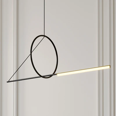 Cercle Et Trait Linear Suspension By CVL Luminaires — Вид 1