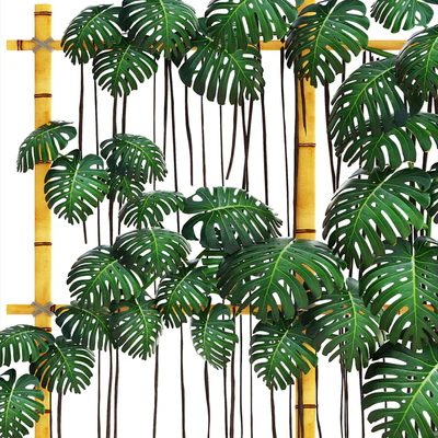 Monstera 7, вертикальный сад, фитостена, эко дизайн, монстера, декоративный куст, горшок, вазон — Вид 2