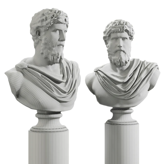 Lucius Verus Bust Black — Скачать