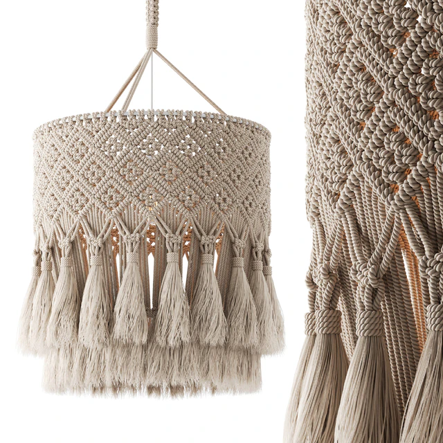 MACRAME Pendant Light 01 — Скачать