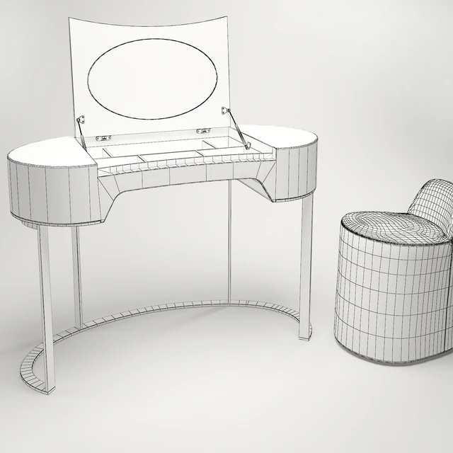 BAXTER YVES DRESSING TABLE, NINA POUF — Descargar