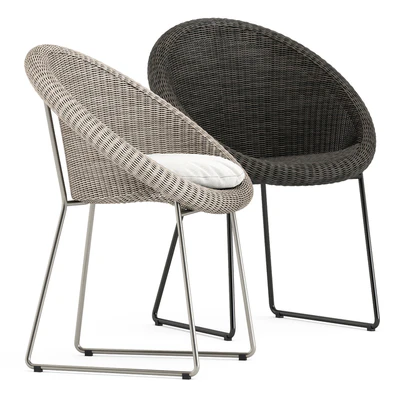 Gigi II Armchair by Janus et cie and Rock Table by Mdf Italia — Ver 2