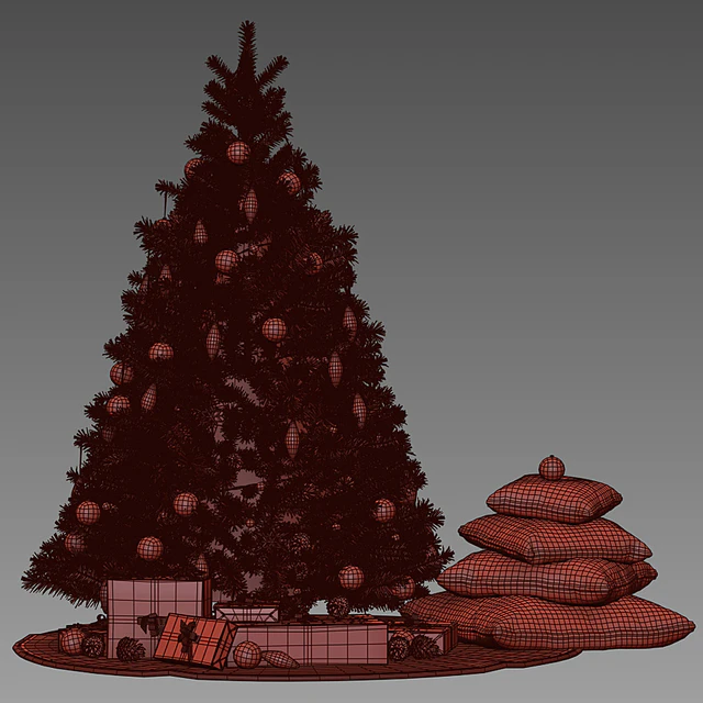 White Christmas tree — Descargar
