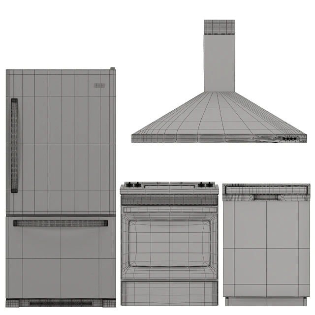Whirlpool Kitchen Appliances Set 03 — Descargar