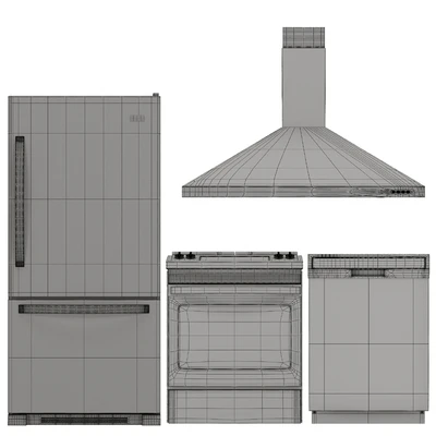 Whirlpool Kitchen Appliances Set 03 — Ver 2