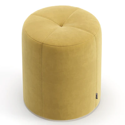 Puff Coffee 4 Colors Version divan.ru/Пуф Кофи Velvet Yellow диван.ру — Ver 2