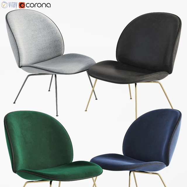 Beetle Lounge Chair Gubi — Descargar