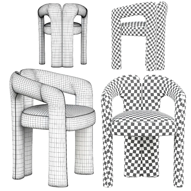 Dudet chair by Cassina — Descargar