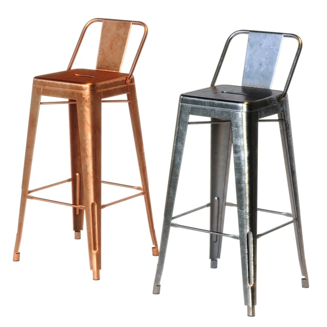 Xavier Pauchard Tolix Style Metal Bar Stool — Скачать