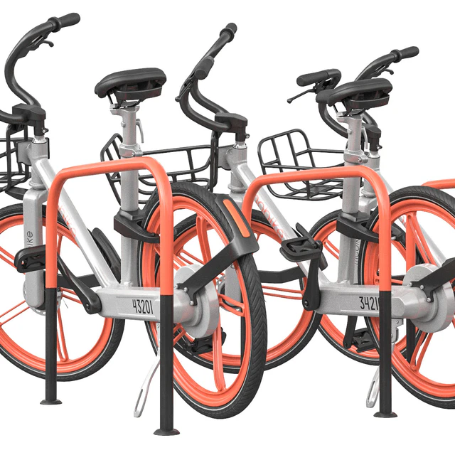Bicycles in the parking area — Download