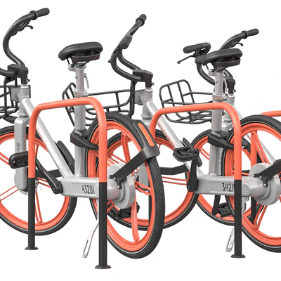 Bicycles in the parking area — View 3