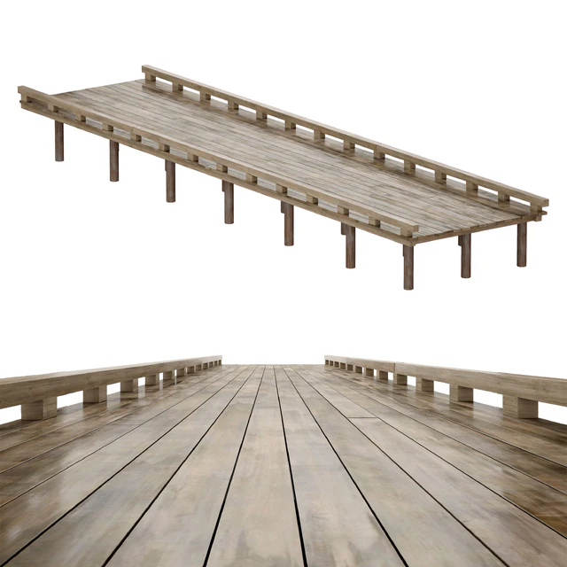 Прибрежный морской причал — Скачать