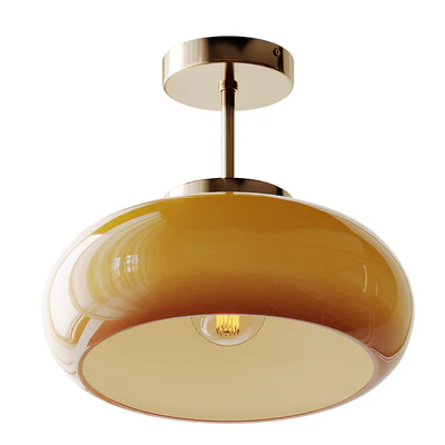 Medieval Vintage Semi Flush Ceiling Light — Вид 2