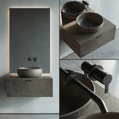 Inbani Grate 03 Vanity Unit Set 1 — Ver 1