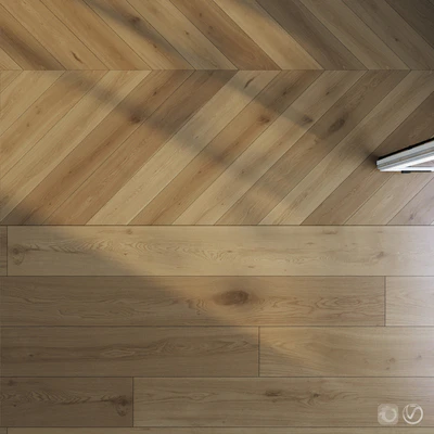 Parquet set 03 / Natural Oak / 2 types — Ver 2