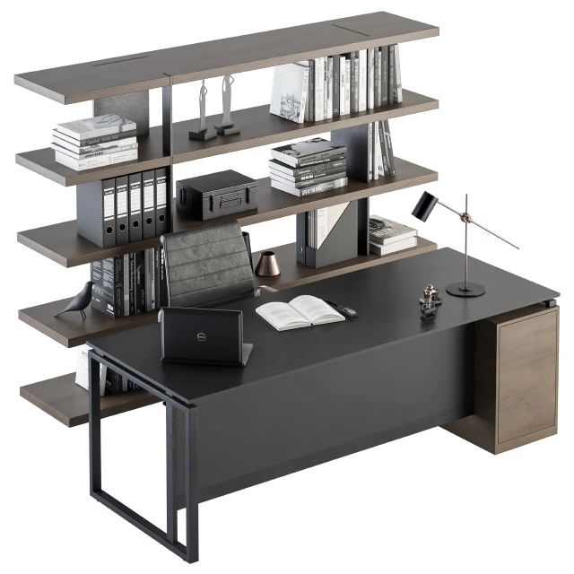 Office Furniture - Manager Set 22 — Descargar