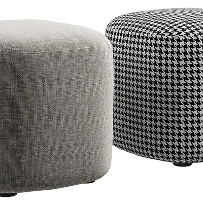 Vorsen - Round Ottoman Stool — Вид 3