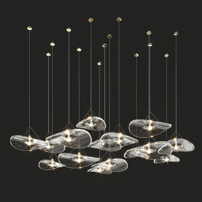 Terzani manta chandelier — Ver 2