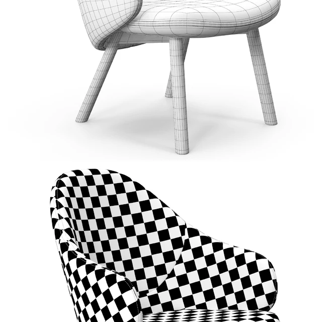 Ton Alba lounge armchair — Скачать