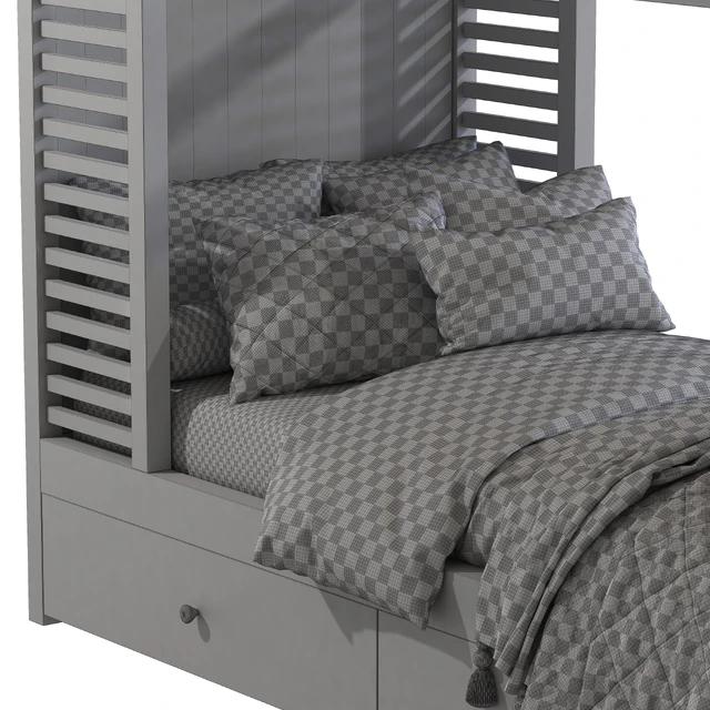 Children's bed in the form of a house 2 — Descargar
