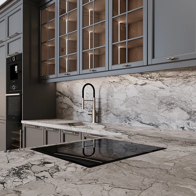 Kitchen in neoclassical style 53 — Ver 3