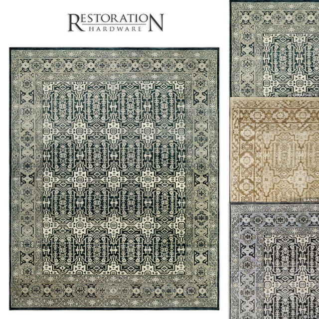 RH Moderne Geometric Rug — Скачать