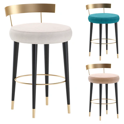 Bar Stool SAN TROPE by Cazarina Interiors 3 Colors Version/Bar Stool SAN TROPE — Ver 1