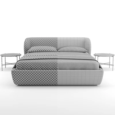 Stay Bed + TS Coffee Table by GUBI — Ver 2