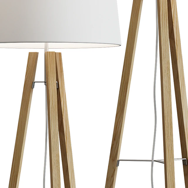 West Elm / Tripod Wood Floor Lamp — Descargar
