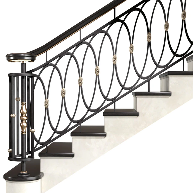 Современная лестница в стиле Ар-деко.Modern interior stair — Скачать