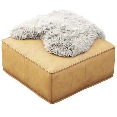 Joybird Lyle Leather Ottoman — Ver 2