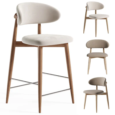 Chair polubarnyy Lucas latte Bar Chair — Ver 1