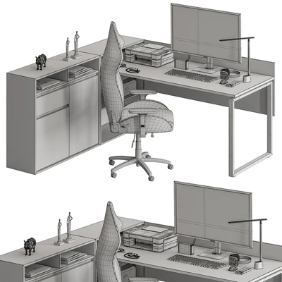 Employee Set - Office Furniture 420 — Ver 2