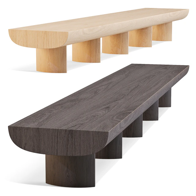 Bonaldo: Sculptural - TV Stand - Bench — Descargar