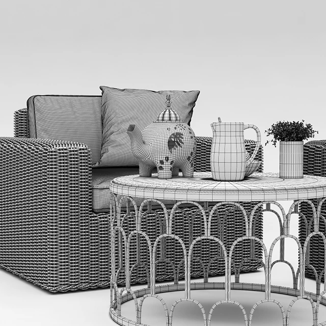 Vista Lounge Chair and Dunland Coffee Table — Descargar
