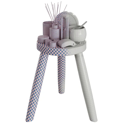 Zara home wood stool 02 — Вид 3