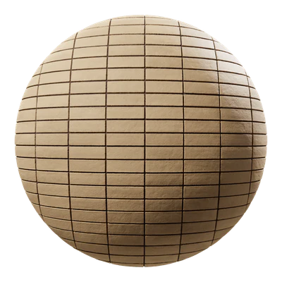stacked painted brick wall texture tan — download