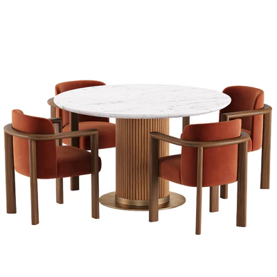Aria Chair and Murcell Round Table — Ver 3