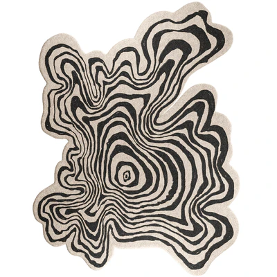 Naz Carpet Irregular Shaped Throw Rug — View 1