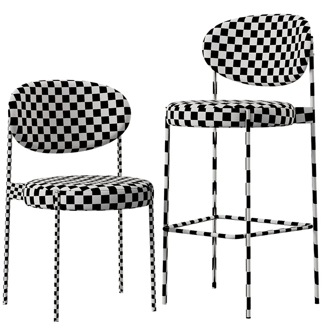Verpan SERIES 430 chair & barstool 2-in-1 — Скачать
