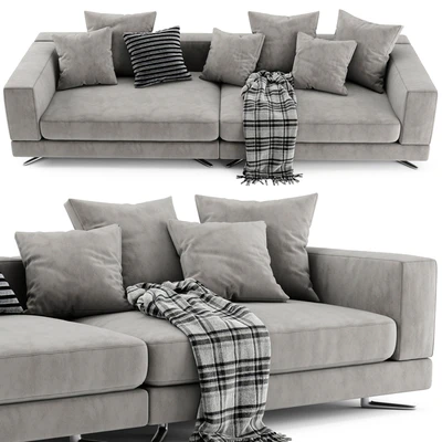Minotti white sofa — Ver 3
