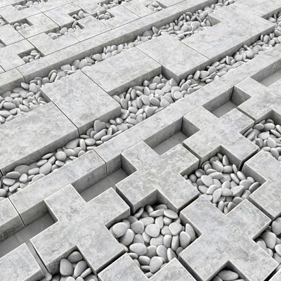 Конструктор бетонных бордюров / Concrete border construction — Вид 1