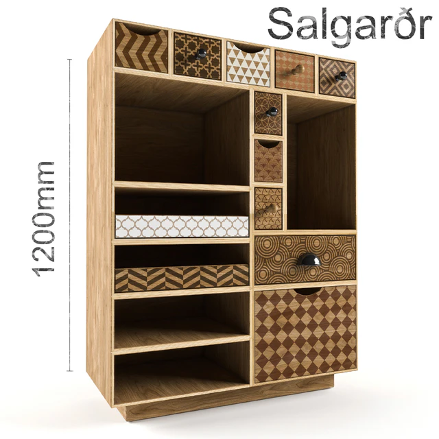 Salgarðr chest of drawers in the Scandinavian style — Descargar