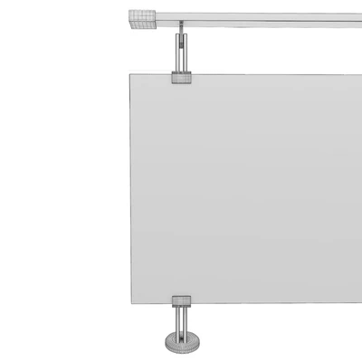 Glass railing — Вид 2