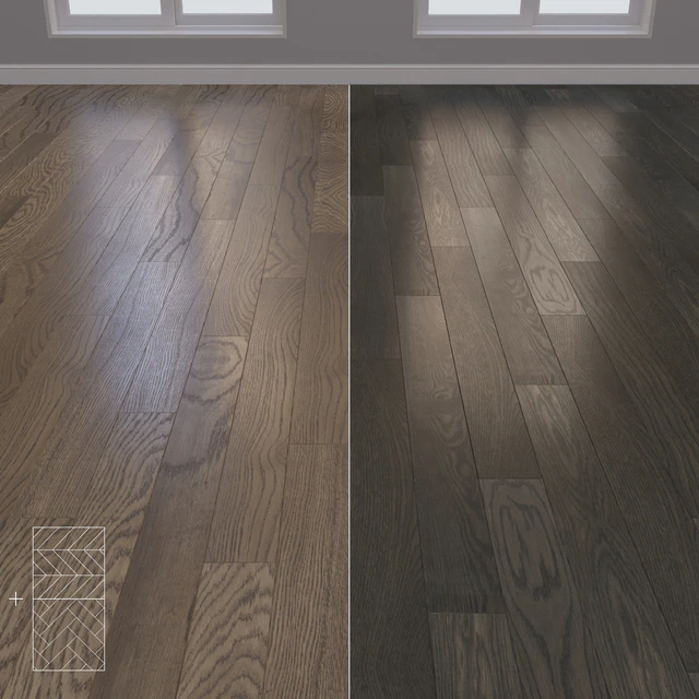 Parquet Oak 2 types layout Christmas tree, chevron and linear setduo17 — Descargar