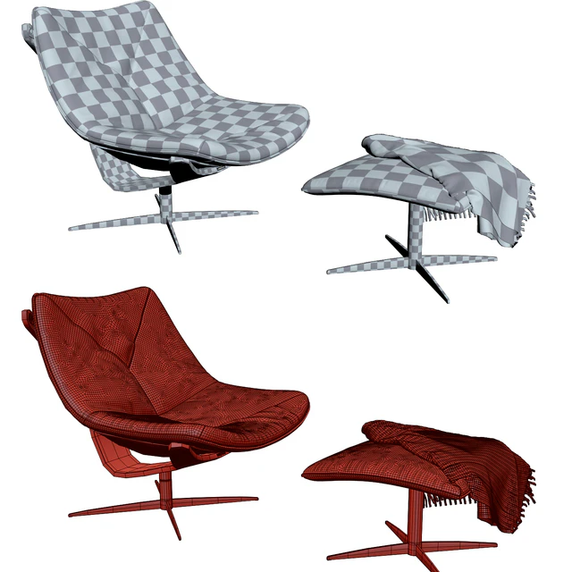 Roche Bobois Dolphin Armchair — Descargar
