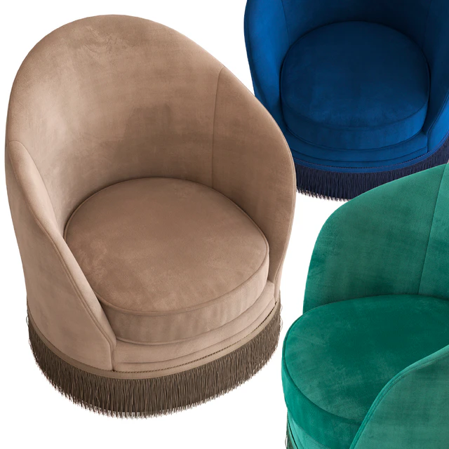 Globewest Kennedy Fringed Armchair — Скачать