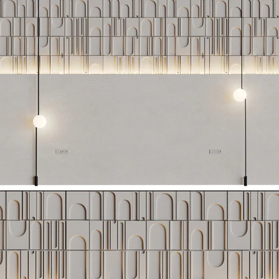 Decorative wall 3D panel 014 — Ver 1
