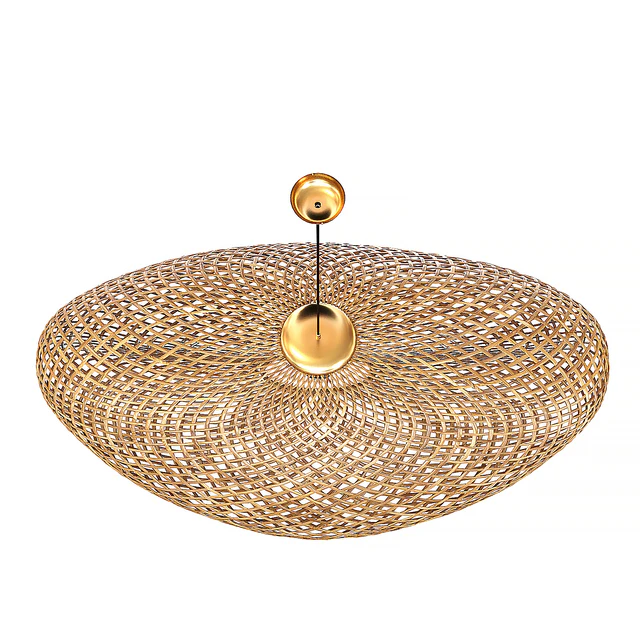 Vertigo Bamboo Rattan Pendant Lamp — Скачать