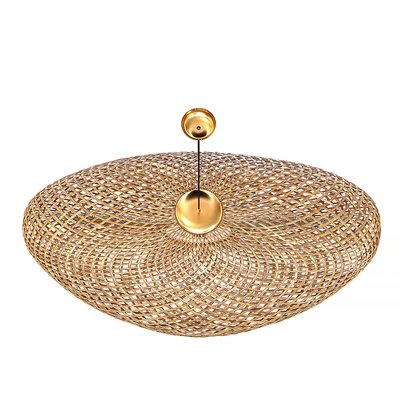 Vertigo Bamboo Rattan Pendant Lamp — Вид 4